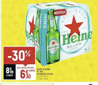 Spar Bière Blonde 4%vol Heineken Silver offre