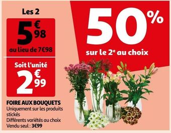 Auchan Foire aux bouquets offre