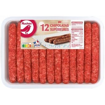 Auchan 12 chipolatas supérieures auchan offre