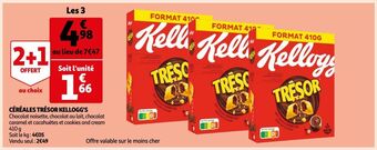 Auchan Céréales trésor kellogg's offre