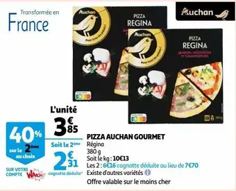 Auchan Pizza auchan gourmet offre