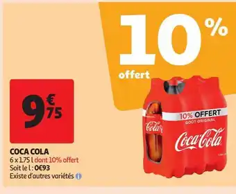 Auchan Supermarché Coca cola offre