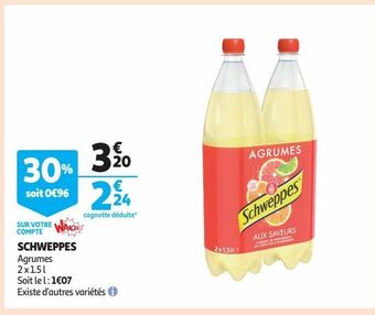Auchan Supermarché Schweppes offre