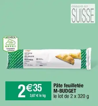 Migros Pâte feuilletée offre