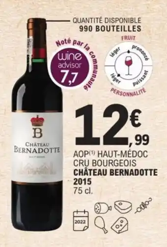 Chateau Bernadotte 2015