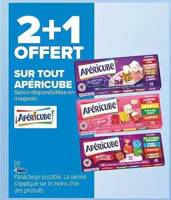 Carrefour Apéricube offre