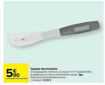Carrefour Spatule thermomètre 5five offre