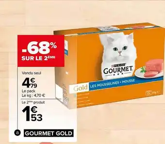 Carrefour Le pack gourmet gold offre