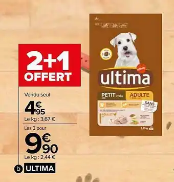 Carrefour Ultima offre