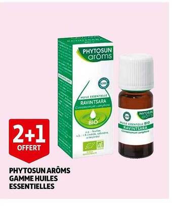 Auchan Phytosun arôms gamme huiles essentielles offre