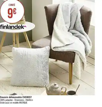 Coussin déhoussable everest finlandek