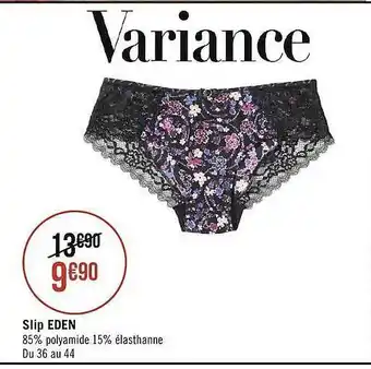 Slip eden variance