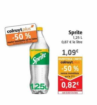 Colruyt Sprite offre