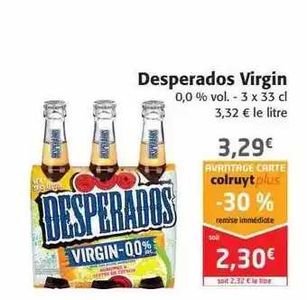 Colruyt Desperados virgin offre