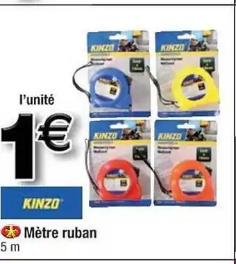 Mètre ruban kinzo