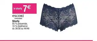 Cora x Carrefour Shorty escort lingerie offre