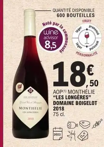 E.Leclerc Aop monthélie offre
