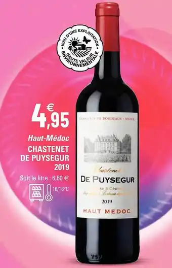 Haut-médoc chastenet de puysegur 2019