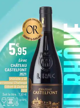 Lirac château castelfont 2021