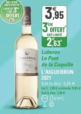 Luberon le pont de la coquille l'aiguebrun 2021