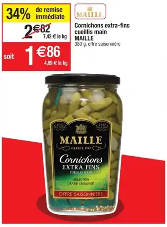 Cornichons extra-fins cueillis main