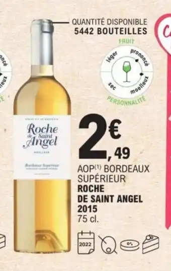 E.Leclerc Roche De Saint Angel 2015 offre