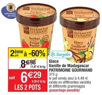 Cora x Carrefour Glace vanille de madagascar offre