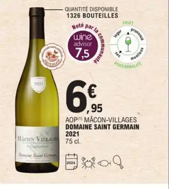 E.Leclerc Domaine Saint Germain 2021 offre