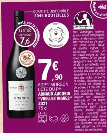 Arnaud Aucoeur "Vieilles Vignes" 2021