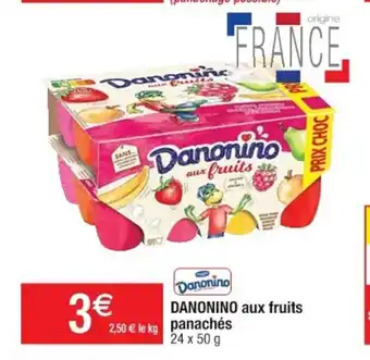 Cora x Carrefour Danonino aux fruits panachés offre