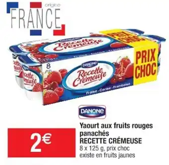 Cora x Carrefour Yaourt aux fruits rouges panachés offre