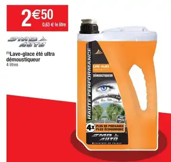 Cora x Carrefour Lave-glace été ultra démoustiqueur offre