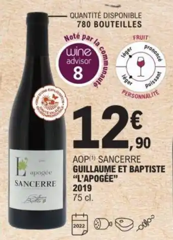 Guillaume Et Baptiste "L'Apogée" 2019