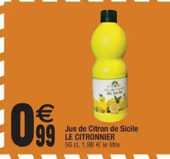 Cora x Carrefour Jus de citron de sicile offre