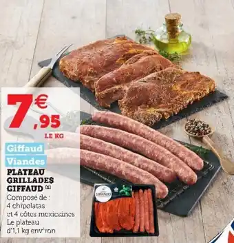 Plateau grillades giffaud