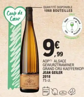 E.Leclerc Jean Geiler 2018 offre