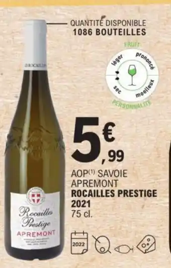 E.Leclerc Rocailles Prestige 2021 offre
