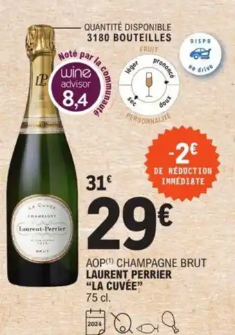 E.Leclerc Laurent Perrier "La Cuvée" offre