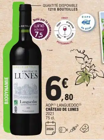 E.Leclerc Chateau De Lunes offre