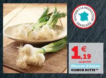 Hyper U Oignon botte offre