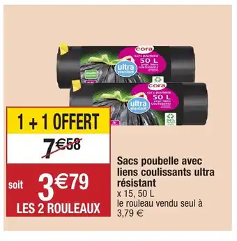 Migros Sacs poubelle avec liens coulissants ultra offre