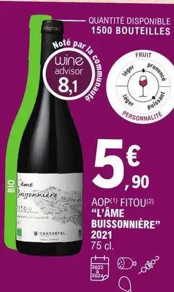 E.Leclerc Aop fitou offre