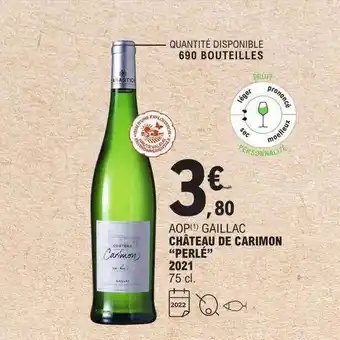 E.Leclerc Aop gaillac château de carimon offre