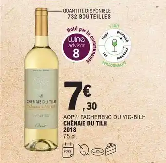 Aop pacherenc du vic-bilh chĂȘnaie du tilh 2018