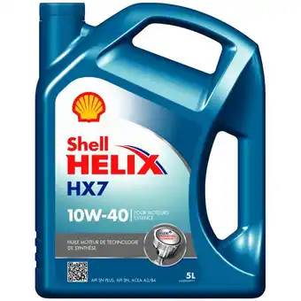 Shell huile moteur shell helix hx7 10w40 essence 5