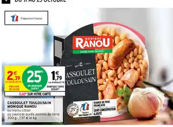 Intermarché Cassoulet Toulousain Monique Ranou offre