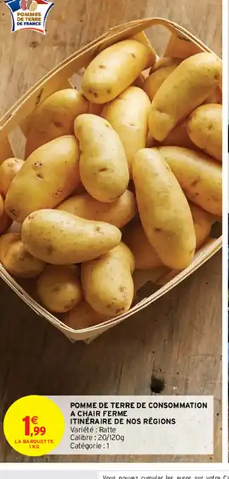 Intermarché Pomme de Terre de Consommation A Chair Ferme Itinéraire de Nos Régions offre
