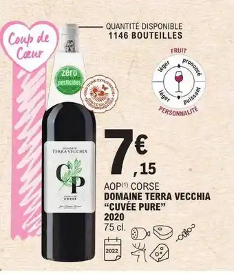 E.Leclerc Aop corse domaine terra vecchia offre