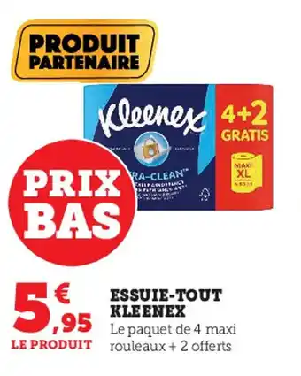 Super U Essuie-tout KLEENEX offre