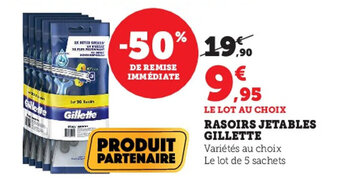 Rasoirs jetables GILLETTE